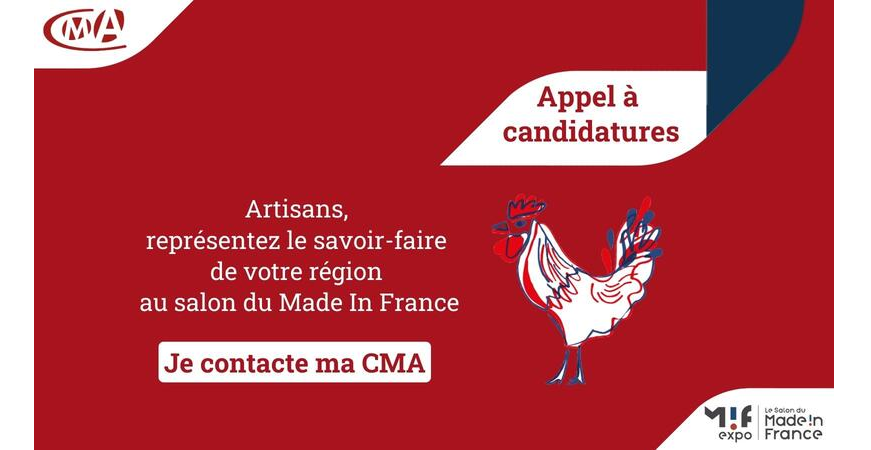 Image Formation Artisans, la CMA vous offre l’opportunité de participer au salon MIF Expo Paris 2023